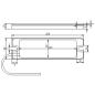 Preview: Maschinenleuchte MB-250-W-3m