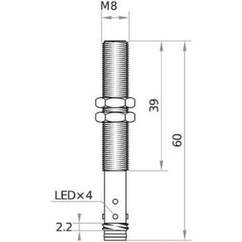 Näherungsschalter KDCL-8-PSK-ST3