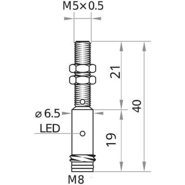 Näherungsschalter DCG-5-PSK-ST3