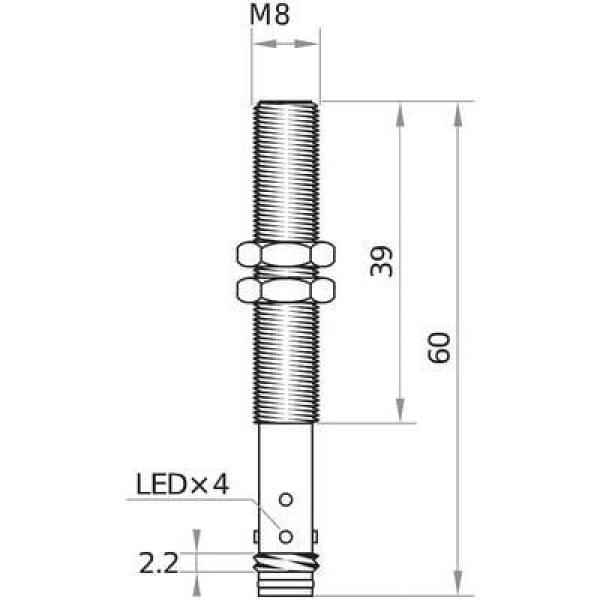 Näherungsschalter KDCL-8-PSK-ST3