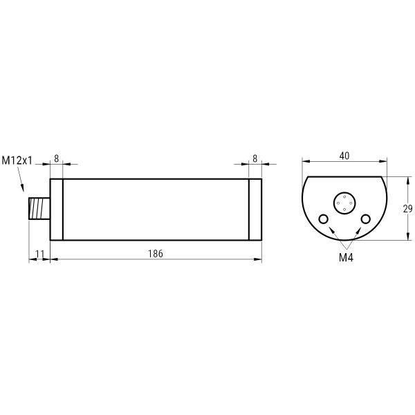 Maschinenleuchte MB-40-A-W-ST4